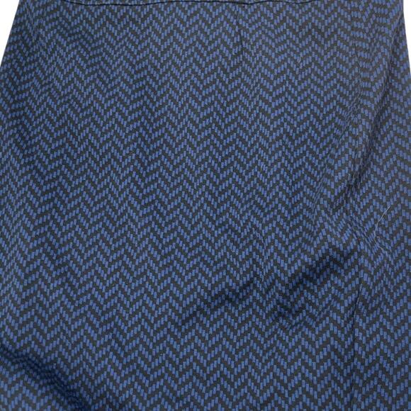 Grace Elements Skirt Womens Size 4 Blue Pencil Knee Length Belted Sophisticated - Picture 4 of 6